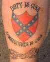 Confederate Shield tattoo