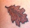 Oak Leaf tattoo