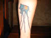 Salvador Dali Elephant tattoo