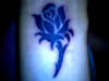 Black Rose on wrist tattoo