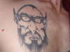 Evil Face tattoo
