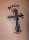 cross pax dei tattoo