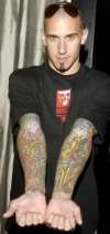 Carey Hart arms tattoo