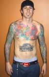Carey Hart Chest tattoo
