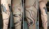 asian dragon s/w tattoo