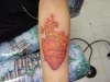 Flamming Heart tattoo