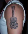 Celtic Guitar tattoo