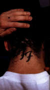 Dave Grohl Neck tattoo