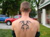 Guardian Angel with Devil Wings tattoo