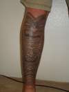 leg sleeve tattoo