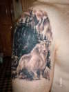 mountain goat cover up tattoo