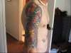 traditional half sleeve tattoo