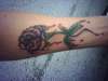 bloody black rose tattoo
