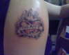 HATE Heart tattoo