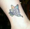 Rose n 3 buds tattoo