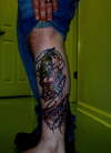 Vampire chick tattoo
