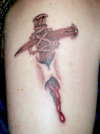 Pierced tattoo