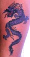purple dragon tattoo