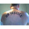 no justice tattoo