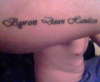My Sons Name tattoo