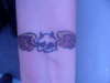 Skull with wings tattoo