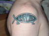 Darwin fish tattoo