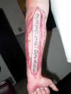 names on bones tattoo