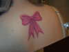 Pink Bow tattoo