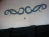 Lower back tattoo