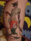 Catwoman & Poison Ivy tattoo