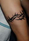 back of tribal tattoo