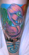 Flamingo tattoo