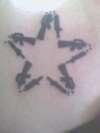 anti-flag star tattoo