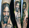 Jesus and virgin Marie tattoo
