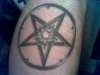 Pentagram tattoo