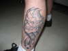 other leg tattoo