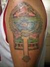cross by scooby tattoo