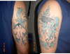 three sharks tattoo