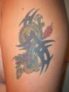 Tribal + Dragon tattoo