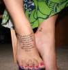 Poem on Top of Foot tattoo