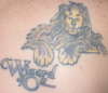 Cowardly Lion tattoo