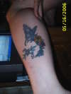 leg tattoo