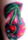 pierced cherries tattoo