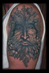 Greenman tattoo