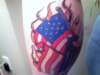 American Flag tattoo