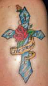 LIVESTRONG Cancer Memorial tattoo