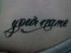 On my right ass cheek tattoo