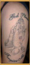 god please forgive me tattoo