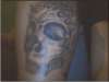 Screamy Skull tattoo