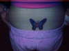 Butterfly heart tattoo